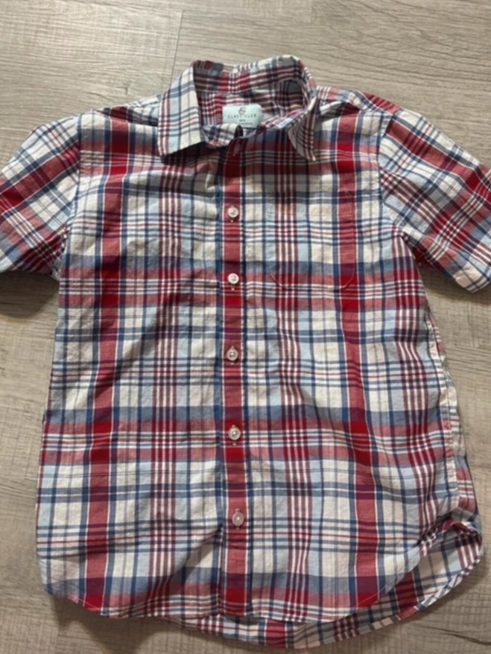 Size 10/12 plaid button up